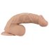Lovetoy Real Extreme - piesūceknis dildo - 23cm (dabiska krāsa)