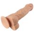 Lovetoy Real Extreme - piesūceknis dildo - 23cm (dabiska krāsa)
