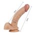 Lovetoy Real Extreme - G-punkta dildo - 21cm (dabīgi)