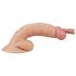 Lovetoy Real Extreme - piesūcekņa G-punkta dildo ar sēkliniekiem - 19cm (natūrā)