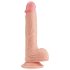 Lovetoy dildo ar piesūcekni, realistisks, 21 cm, miesas krāsas