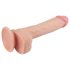 Lovetoy dildo ar piesūcekni, realistisks, 21 cm, miesas krāsas
