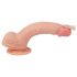 Lovetoy dildo ar piesūcekni, realistisks, 21 cm, miesas krāsas