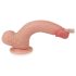 Lovetoy Dabisks Klikšķis - divkāršs reālistisks dildo - 20cm (dabīgs)