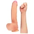 Lovetoy realistisks dildo ar dubulto slāni 28 cm miesas krāsā
