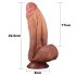 Lovetoy - divslāņu reālistisks dildo 26cm gaišā krāsā