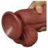 Lovetoy - dabīgs 26cm dildo divkāršs baudījums