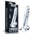 Lovetoy Flawless Clear piesūceknis dildo - 19cm (caurspīdīgs)