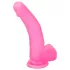 Lovetoy dildo ar piesūcekni jelly materiāls 20 cm rozā