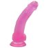 Lovetoy Jelly Studs piesūcekņa dildo - 20 cm (rozā)