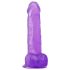 Lovetoy dildo ar piesūcekni 20 cm violets