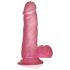 Lovetoy dildo ar piesūcekni 15cm rozā