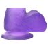 Lovetoy Jelly Studs - piekļaujams dildo - 15cm (violets)