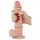 Lovetoy divslāņu dildo 21 cm naturāls