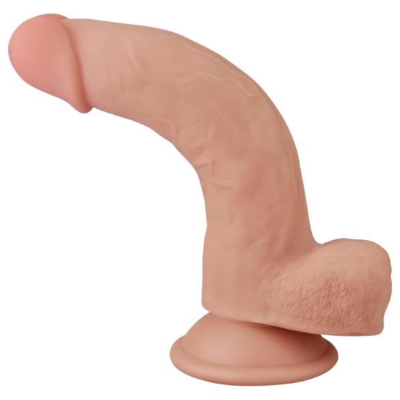 Lovetoy divslāņu dildo 21 cm naturāls