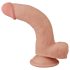Lovetoy divslāņu dildo 21 cm naturāls