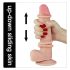 Lovetoy divslāņu dildo 21 cm naturāls