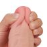 Lovetoy Sliding-Skin - dabīgs divslāņu dildo - 23 cm