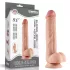Lovetoy divslāņu dildo naturāls 23cm