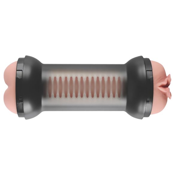 Lovetoy - masturbators puncim un anālais, naturāls krāsa