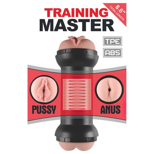 Lovetoy - masturbators puncim un anālais, naturāls krāsa