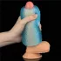 Lovetoy Training Master - divpusējs rievots masturbators (zils)