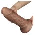 Lovetoy Chubby - Dabisks piepūšams dildo ar piesūcekni 25 cm