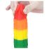 Prider dārgums - reālistiskais dildo (varavīksnes) 19cm