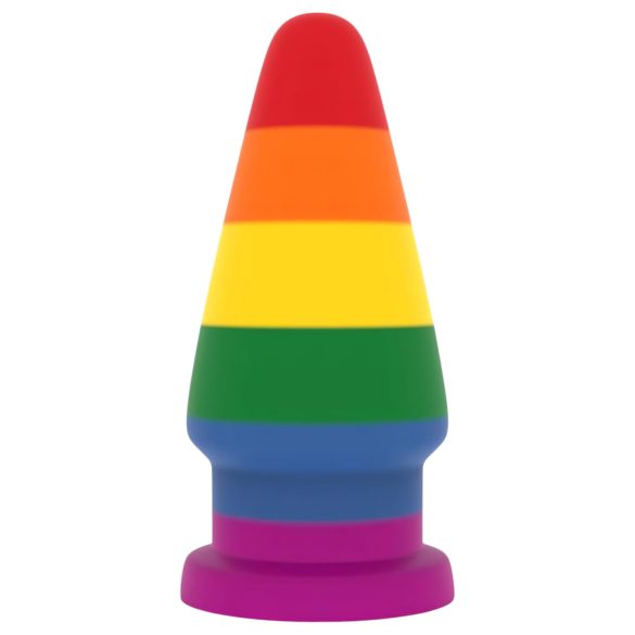 Lovetoy Prider - anālais plug - 15cm (varavīksnes)