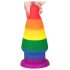 Lovetoy Prider - anālais plug - 15cm (varavīksnes)