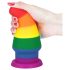 Lovetoy Prider - anālais plug - 15cm (varavīksnes)