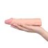 Lovetoy Pleasure X-tender - dabīgs dzimumlocekļa uzmava, 19 cm