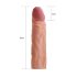 Lovetoy Pleasure X-tender - dabīgs dzimumlocekļa uzmava, 19 cm