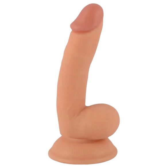 Mr. Rude - piešķirams reālistisks dildo ar pamatni - 18cm (dabīgs)