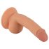 Mr. Rude - piešķirams reālistisks dildo ar pamatni - 18cm (dabīgs)
