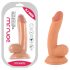 Mr. Rude - piešķirams reālistisks dildo ar pamatni - 18cm (dabīgs)