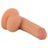 Mr. Rude - piešķirams reālistisks dildo ar pamatni - 18cm (dabīgs)