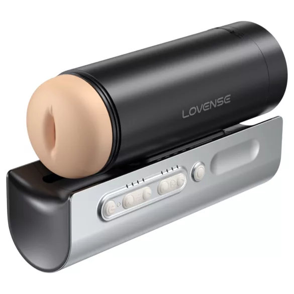 Lovense Solace Pro - lietotnes vadāms thrust tipa masturbators vīriešiem (melns)