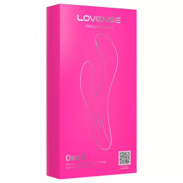 LOVENSE Osci 3 - klitora vibrators ar kustīgu galvu rozā