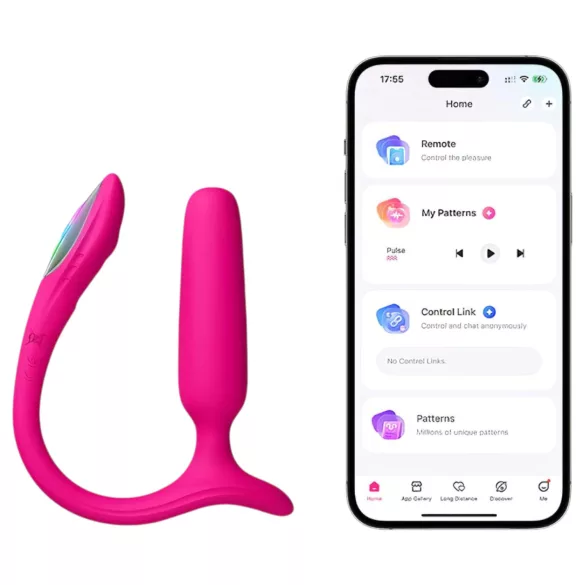 LOVENSE Lush Anal - viedais anālais vibrators (rozā)