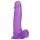 Tracy's Dog Jelly 8 - piesūcekņa dildo ar sēkliniekiem (violets)