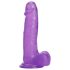Tracy's Dog Jelly 8 - piesūcekņa dildo ar sēkliniekiem (violets)