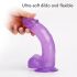 Tracy's Dog Jelly 8 - piesūcekņa dildo ar sēkliniekiem (violets)