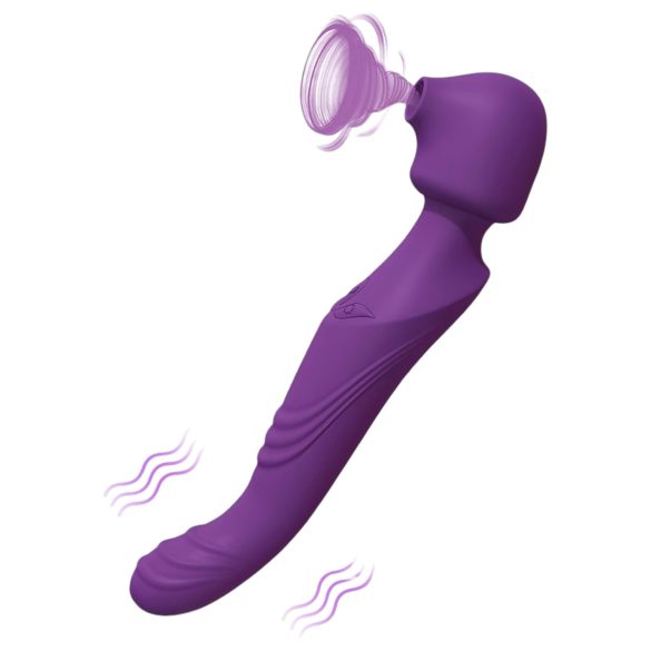 Tracy's Dog Burvju Nūjiņa - pulsējošs masāžas vibrators (violets)