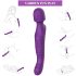 Tracy's Dog Burvju Nūjiņa - pulsējošs masāžas vibrators (violets)