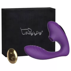   Tracy's Dog 2 - sievietes vibrators ar gaisa viļņiem 2in1 violets