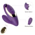 Tracy's Dog 2 - sievietes vibrators ar gaisa viļņiem 2in1 violets