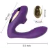 Tracy's Dog 2 - sievietes vibrators ar gaisa viļņiem 2in1 violets