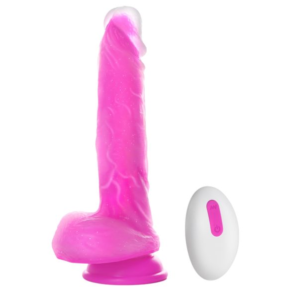 Tracy's Dog Jelivoy-Mid - dzīvesveidīgs vibrators - 20 cm (rozā)