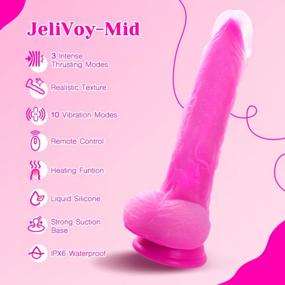 Tracy's Dog vibrators reālistisks 20cm rozā